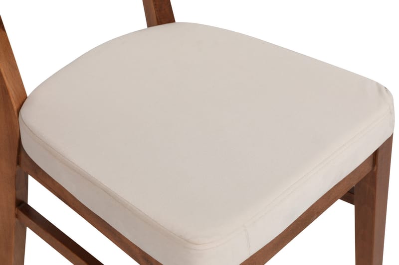 Tharol Matstol 2-Pack - Valnöt/Beige - Möbler - Stolar & fåtöljer - Matstol & köksstol