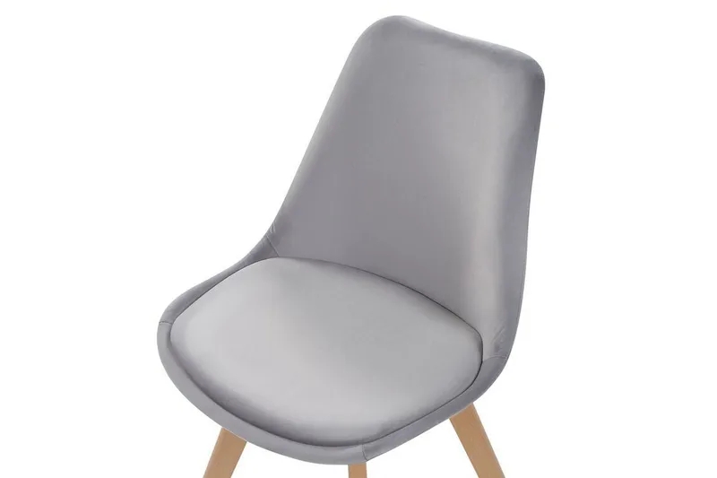 Tulunda II Sammetsstol 2-pack - Grå - Möbler - Stolar & fåtöljer - Matstol & köksstol
