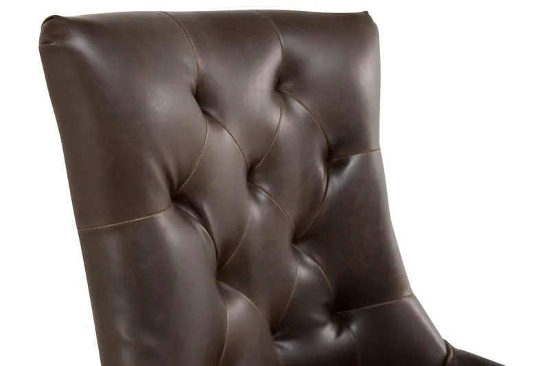 Tuva Fåtölj Konstläder - Brun - Möbler - Stolar & fåtöljer - Matstol & köksstol