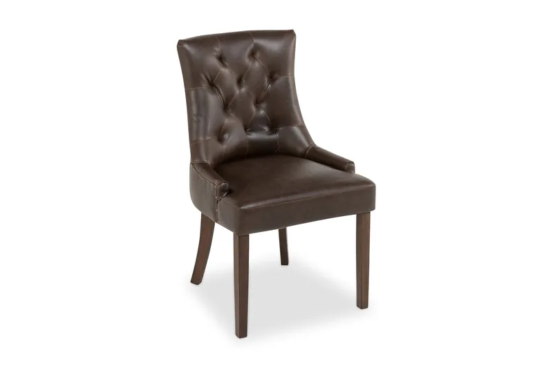 Tuva Fåtölj Konstläder - Brun - Möbler - Stolar & fåtöljer - Matstol & köksstol