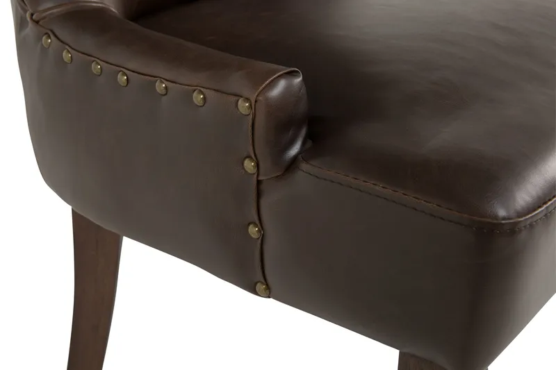 Tuva Fåtölj Konstläder - Brun - Möbler - Stolar & fåtöljer - Matstol & köksstol