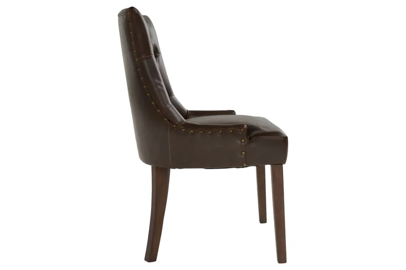 Tuva Fåtölj Konstläder - Brun - Möbler - Stolar & fåtöljer - Matstol & köksstol