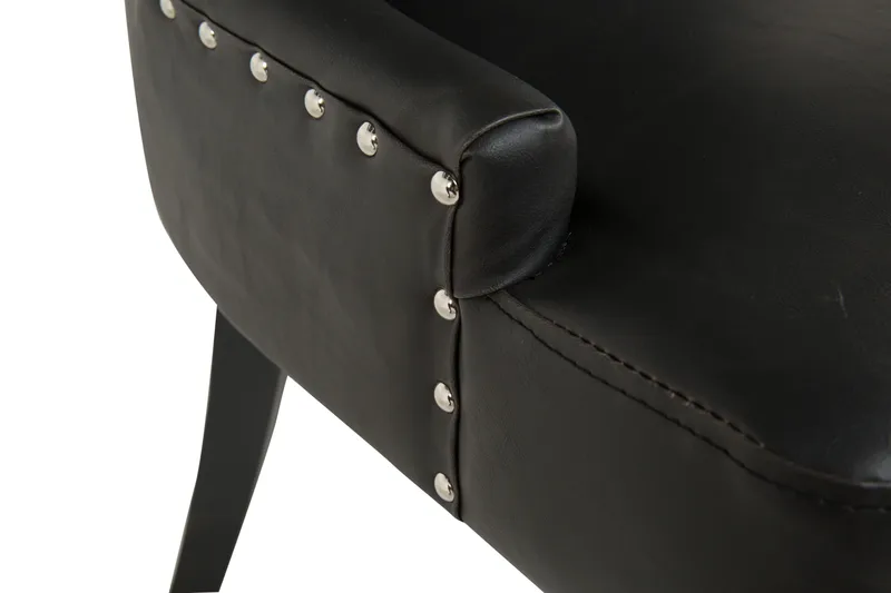 Tuva Matstol Konstläder - Svart - Möbler - Stolar & fåtöljer - Matstol & köksstol