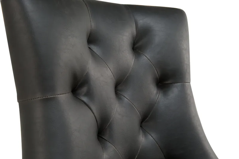 Tuva Matstol Konstläder - Svart - Möbler - Stolar & fåt öljer - Matstol & köksstol