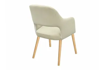 Uptown Matstol i Tyg med Träben - Ljusbeige - Möbler - Stolar & fåtöljer - Matstol & köksstol