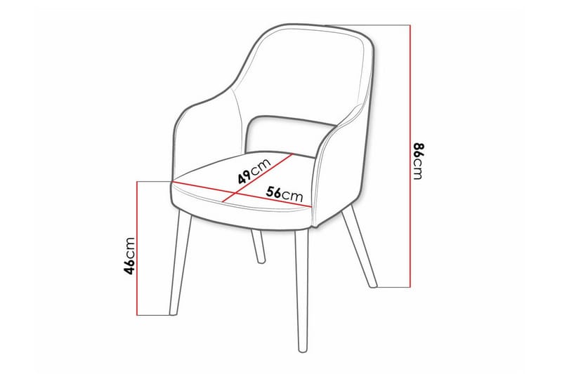 Uptown Matstol White - Möbler - Stolar & fåtöljer - Matstol & köksstol