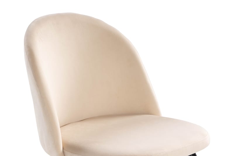 Valeri Matstol Sammet - Beige - Möbler - Stolar & fåtöljer - Matstol & köksstol