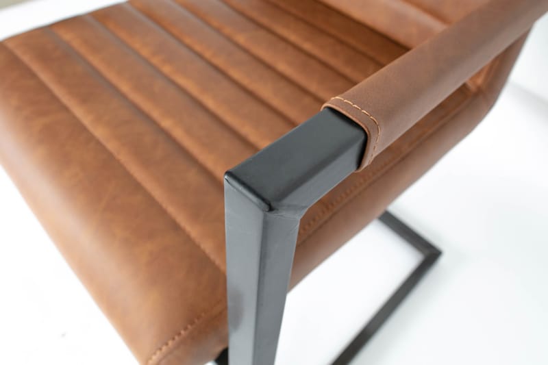 Vanco Matstol Konstläder - Cognac - Möbler - Stolar & fåtöljer - Matstol & köksstol