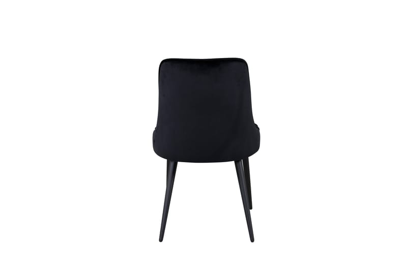 Velvet Deluxe Sammetstol - Svart/Svart - Möbler - Stolar & fåtöljer - Matstol & köksstol