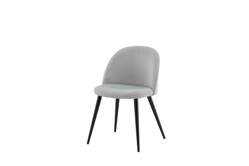 Velvet Matstol Manchester, Grå