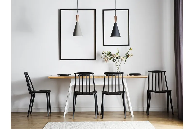 Ventnor Stol Set Om 2 St - Svart - Möbler - Stolar & fåtöljer - Matstol & köksstol