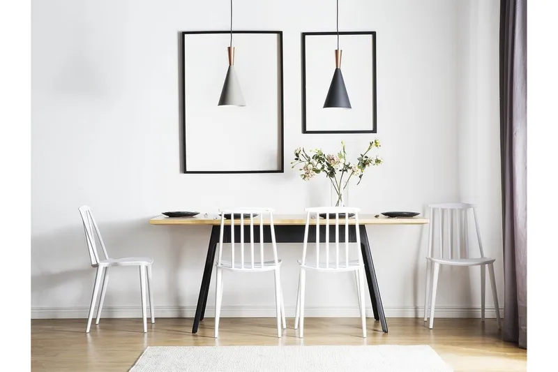 Ventnor Stol Set Om 2 St - Vit - Möbler - Stolar & fåtöljer - Matstol & köksstol