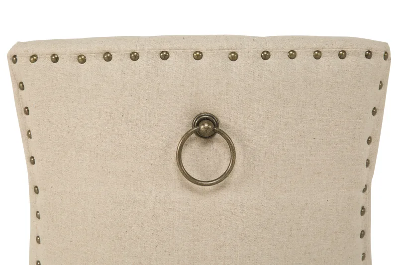 Viktoria Matstol med Nitar - Beige / Vintage - Möbler - Stolar & fåtöljer - Matstol & köksstol