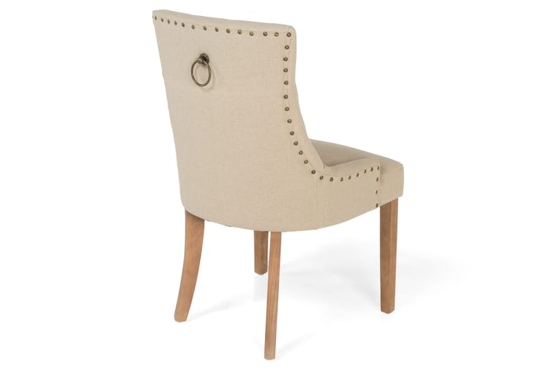Viktoria Matstol med Nitar - Beige / Vintage - Möbler - Stolar & fåtöljer - Matstol & köksstol