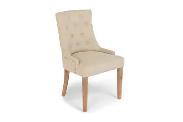 Viktoria Matstol med Nitar - Beige/Vintage - Möbler - Stolar & fåtöljer - Matstol & köksstol