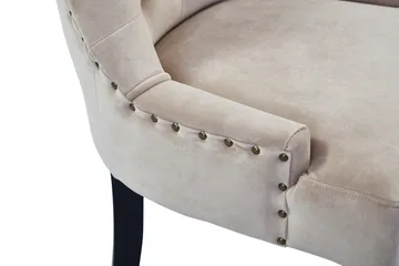 Viktoria Matstol Sammet - Sand/Beige - Möbler - Stolar & fåtöljer - Matstol & köksstol