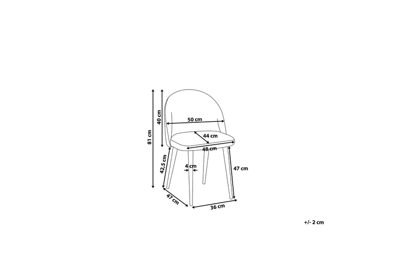Visalia Stol Set Om 2 St - Grön - Möbler - Stolar & fåtöljer - Matstol & köksstol