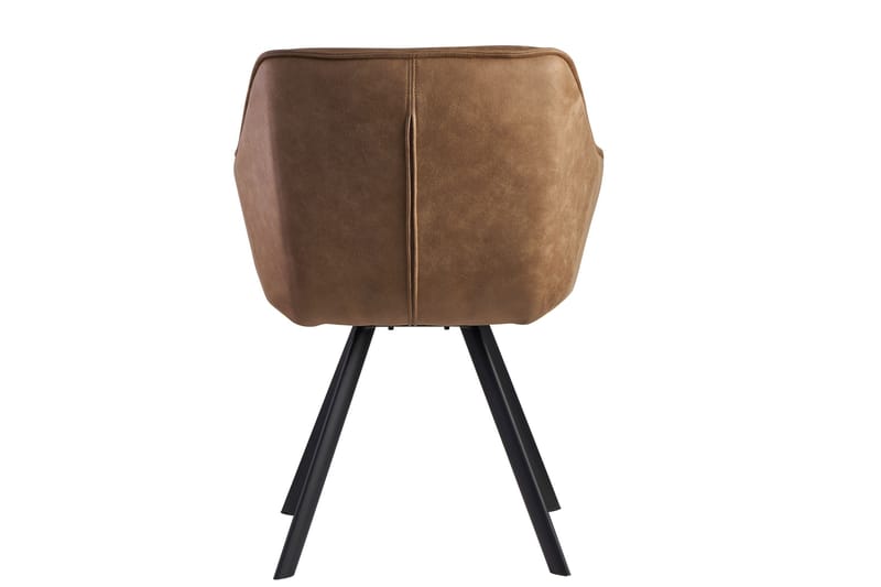 Willowdale Karmstol med X-formade ben - Ljusbrun/Svart - Möbler - Stolar & fåtöljer - Matstol & köksstol
