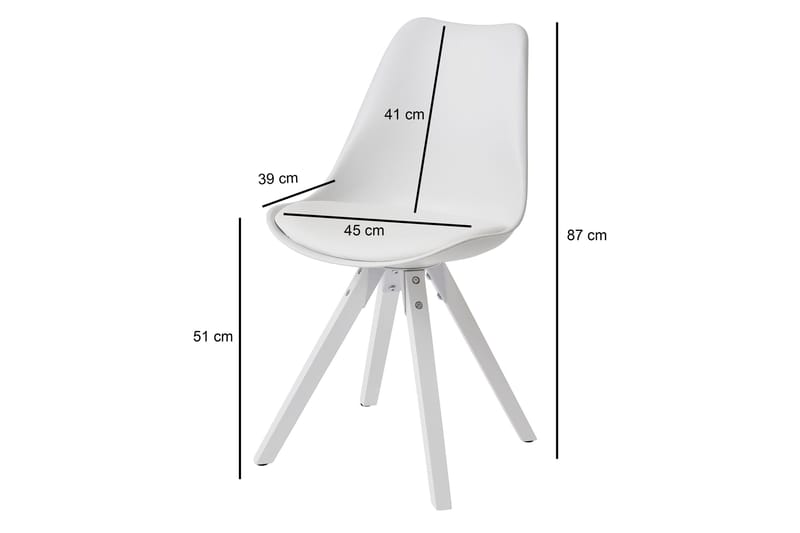 Willowdale Matstol - Vit - Möbler - Stolar & fåtöljer - Matstol & köksstol