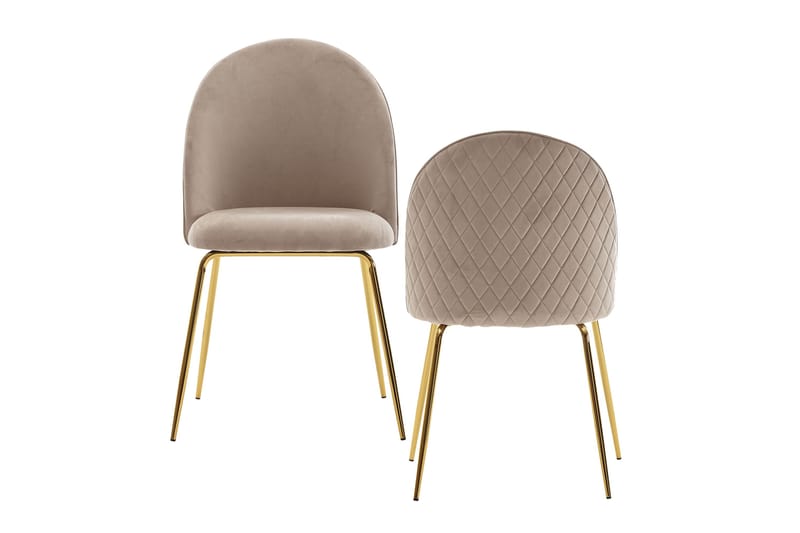 Wohnling Matstol 2-pack - Beige - Möbler - Stolar & fåtöljer - Matstol & köksstol