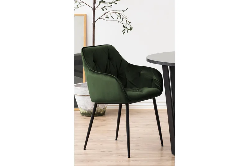 Zabinka Karmstol - Grön - Möbler - Stolar & fåtöljer - Matstol & köksstol