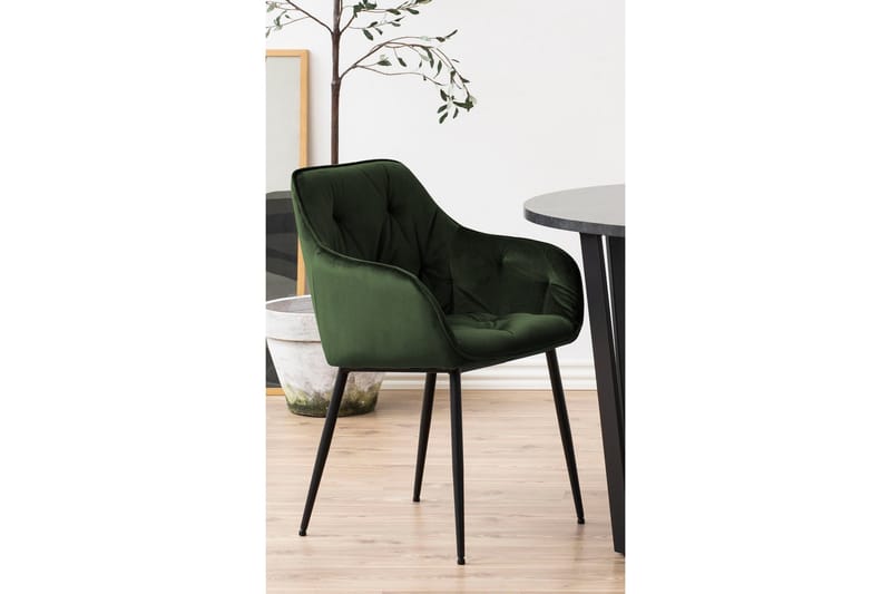 Zabinka Karmstol - Grön - Möbler - Stolar & fåtöljer - Matstol & köksstol