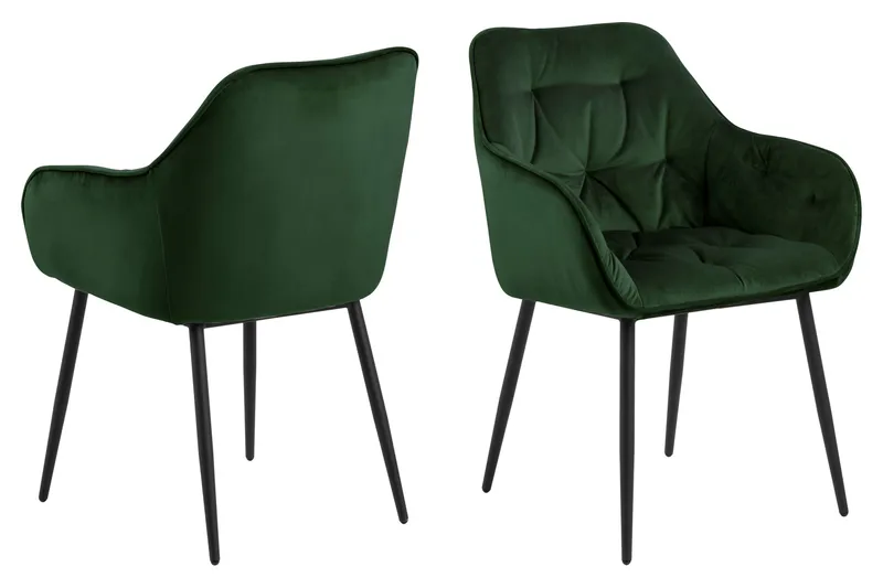 Zabinka Karmstol - Grön - Möbler - Stolar & fåtöljer - Matstol & köksstol