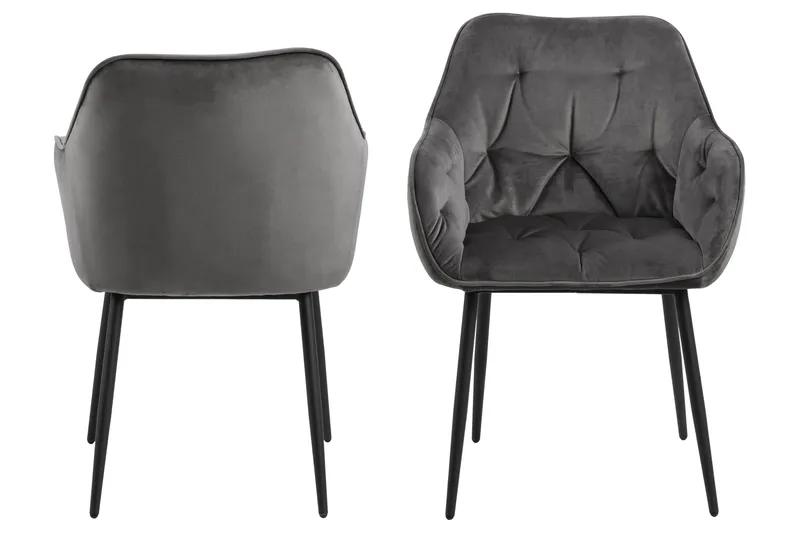 Zabinka Karmstol - Mörkgrå - Möbler - Stolar & fåtöljer - Matstol & köksstol