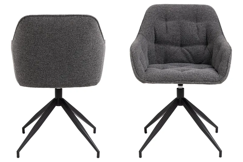 Zabinka Karmstol - Mörkgrå - Möbler - Stolar & fåtöljer - Matstol & köksstol