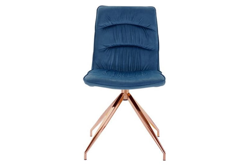 Zinon Matstol Sammet 2-pack - Blå - Möbler - Stolar & fåtöljer - Matstol & köksstol