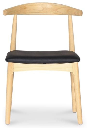 Mella karmstol i trä med svart sits - Natur/svart - Möbler - Stolar & fåtöljer - Matstol & köksstol