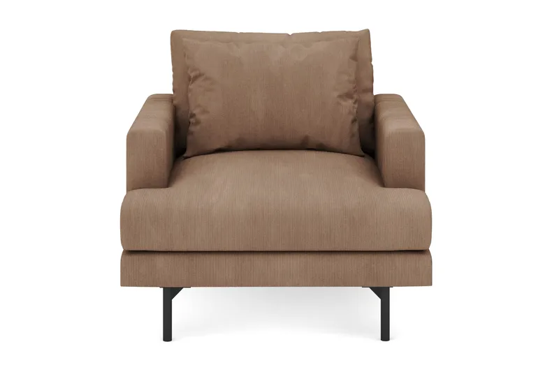 Menard Stor Fåtölj Manchester - Brun - Möbler - Stolar & fåtöljer - Fåtölj