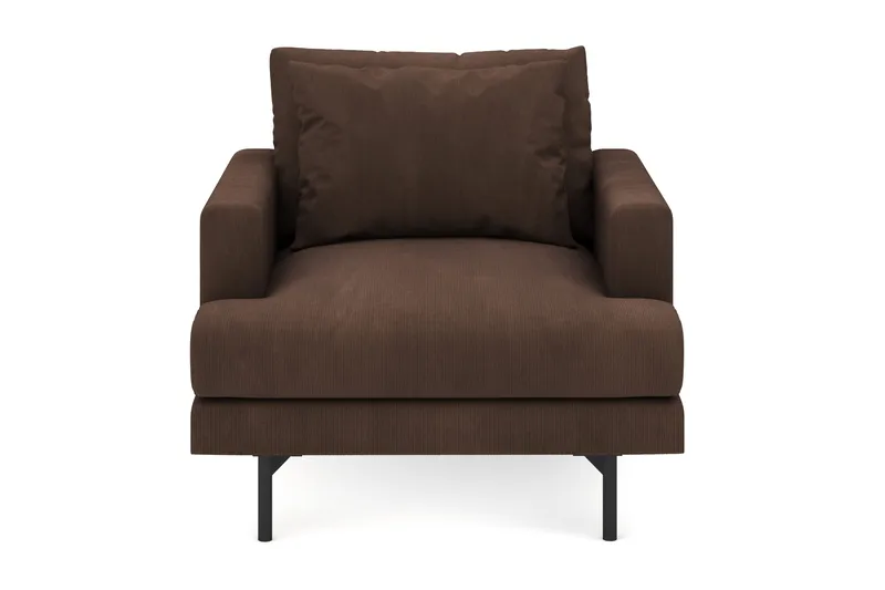 Menard Stor Fåtölj Manchester - Brun - Möbler - Stolar & fåtöljer - Fåtölj