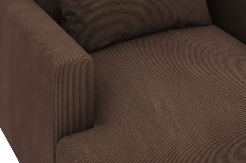 Menard Stor Fåtölj Manchester - Brun - Möbler - Stolar & fåtöljer - Fåtölj