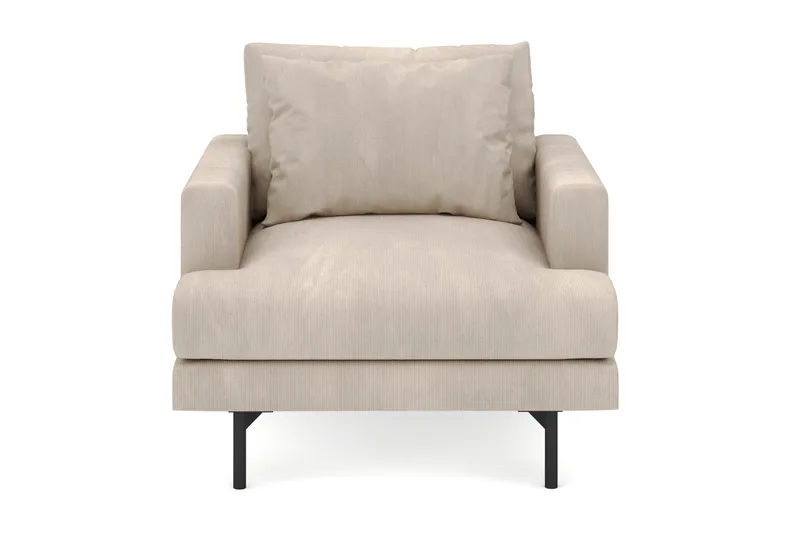 Menard Stor Fåtölj Manchester - Greige - Möbler - Stolar & fåtöljer - Fåtölj