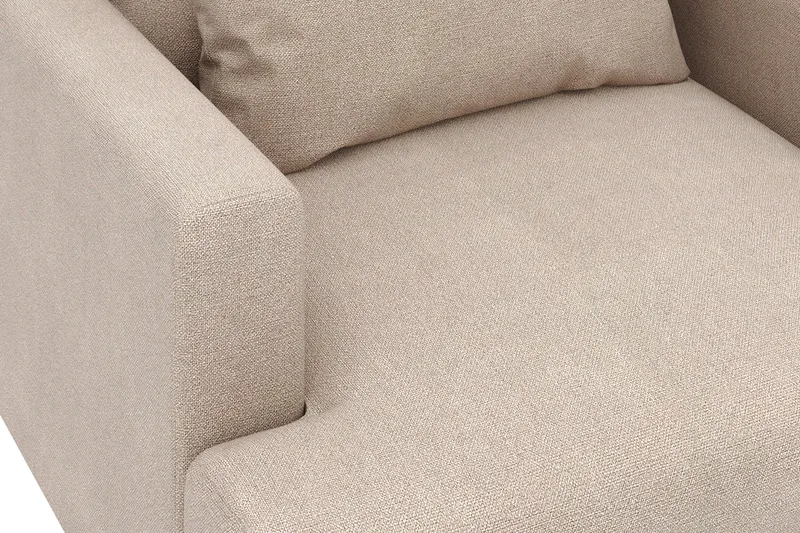 Menard Stor Fåtölj Tyg - Beige - Möbler - Stolar & fåtöljer - Fåtölj