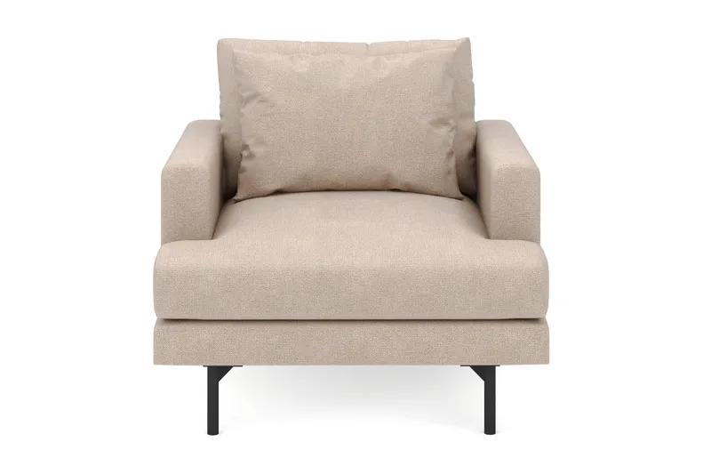 Menard Stor Fåtölj Tyg - Beige - Möbler - Stolar & fåtöljer - Fåtölj