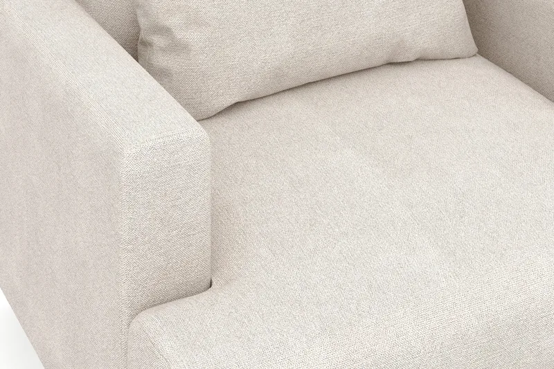 Menard Stor Fåtölj Tyg - Beige - Möbler - Stolar & fåtöljer - Fåtölj