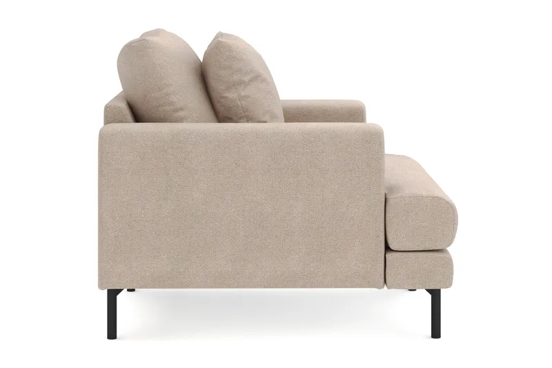 Menard Stor Fåtölj Tyg - Beige - Möbler - Stolar & fåtöljer - Fåtölj