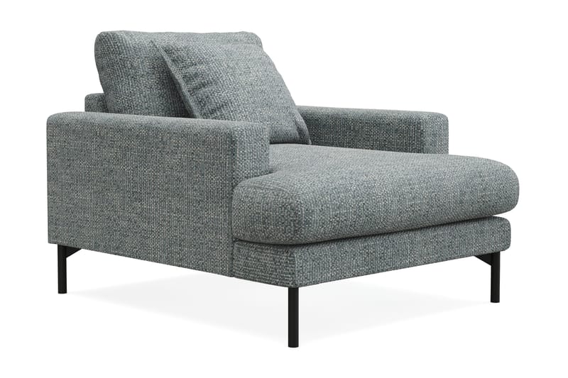 Menard Premium Fåtölj i Chenille - Grå/Blå - Möbler - Stolar & fåtöljer - Fåtölj