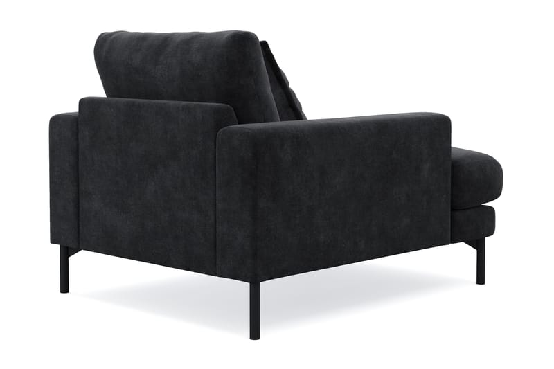 Menard Premium Fåtölj i Chenille - Svartt - Möbler - Stolar & fåtöljer - Fåtölj