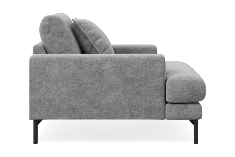 Menard Premium Fåtölj i Chenille - Grå - Möbler - Stolar & fåtöljer - Fåtölj