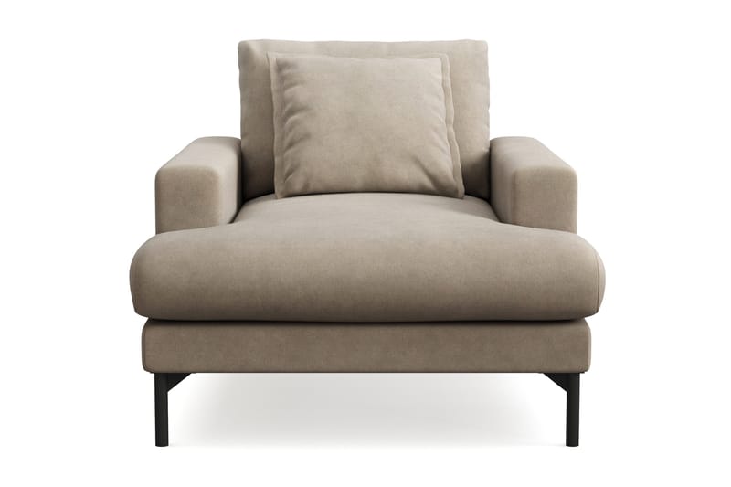 Menard Premium Fåtölj i Tyg - Brun - Möbler - Stolar & fåtöljer - Fåtölj