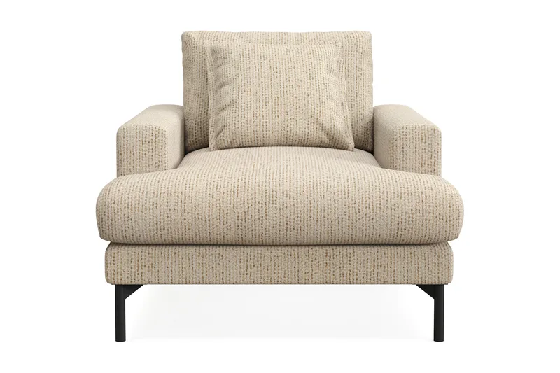 Menard Premium Fåtölj i Chenille - Beige - Möbler - Stolar & fåtöljer - Fåtölj