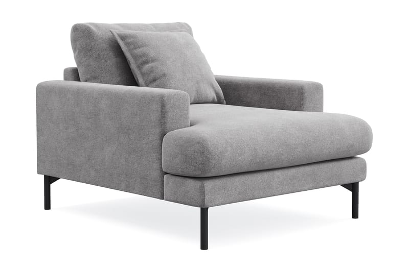 Menard Premium Fåtölj i Chenille - Grå - Möbler - Stolar & fåtöljer - Fåtölj