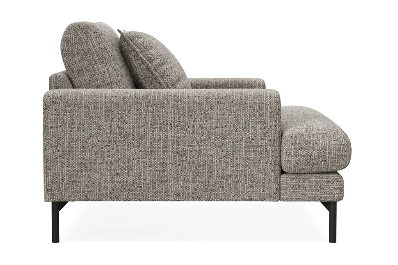 Menard Premium Fåtölj i Chenille - Grå - Möbler - Stolar & fåtöljer - Fåtölj