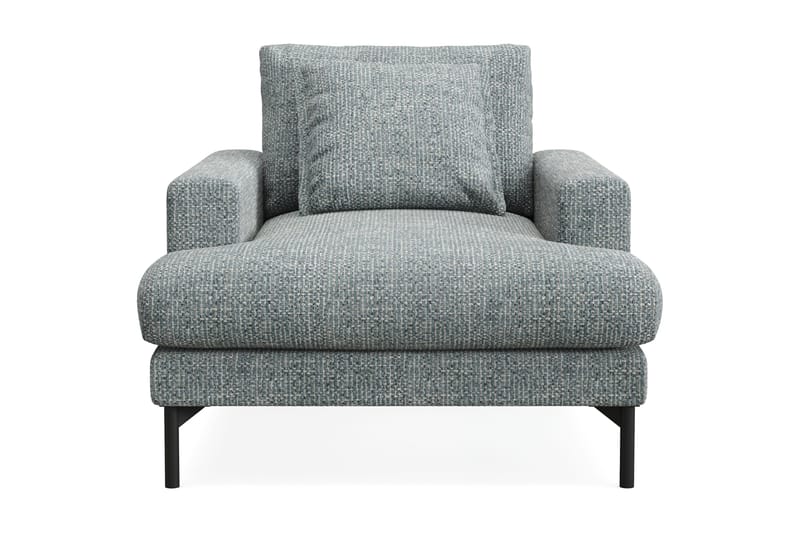 Menard Premium Fåtölj i Chenille, Grå/Blå