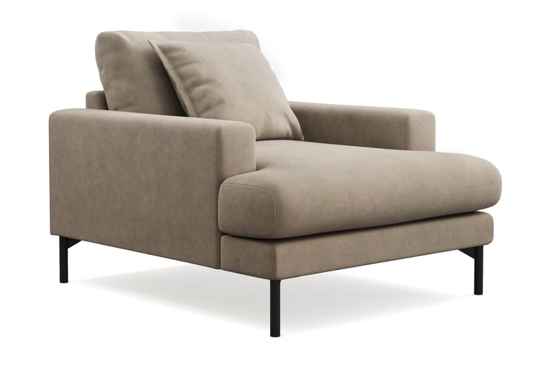 Menard Premium Fåtölj i Tyg - Brun - Möbler - Stolar & fåtöljer - Fåtölj