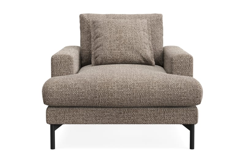 Menard Premium Fåtölj i Chenille - Brun - Möbler - Stolar & fåtöljer - Fåtölj