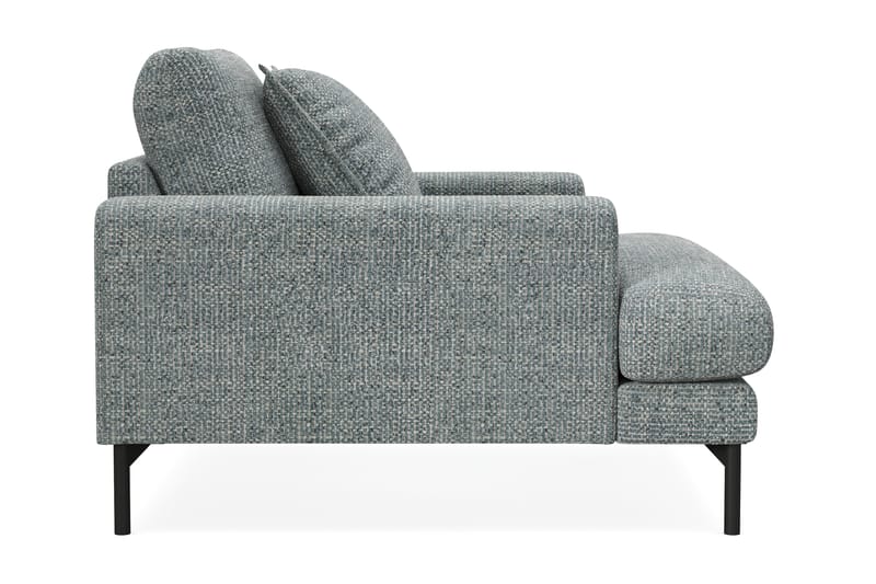 Menard Premium Fåtölj i Chenille - Grå/Blå - Möbler - Stolar & fåtöljer - Fåtölj